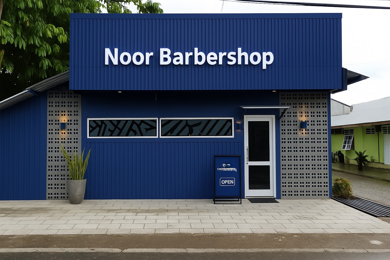 Noor Barbershop Timika Interior